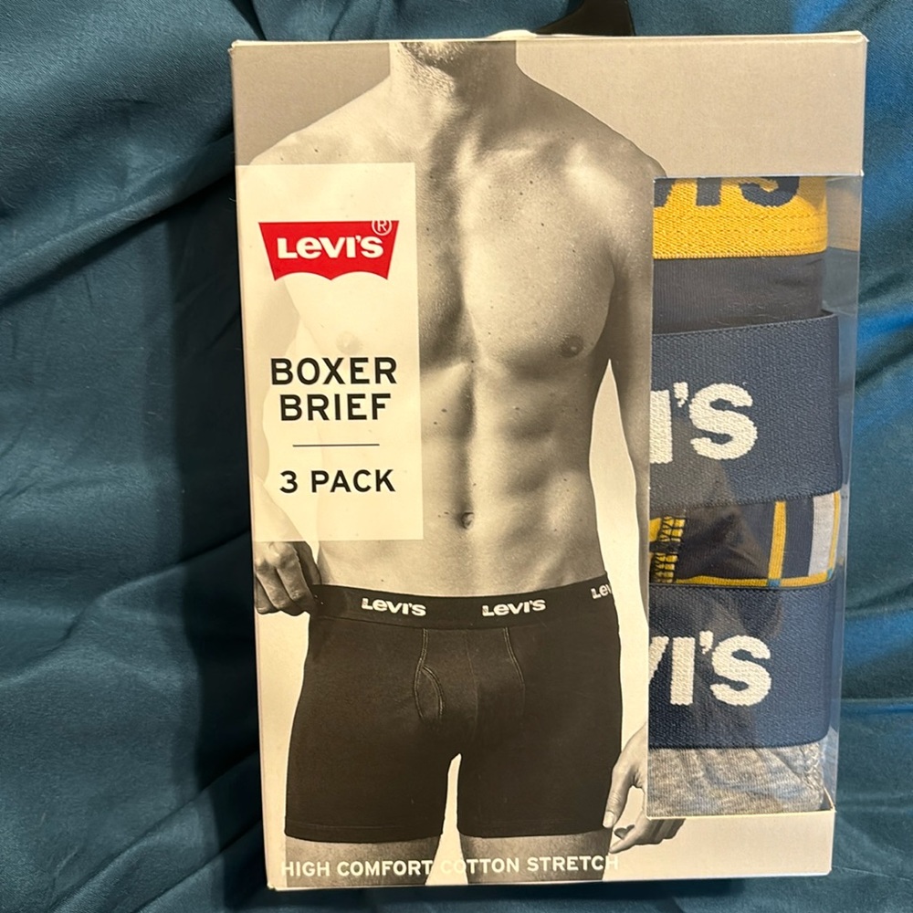 Levi’s 3 pack boxer briefs Small